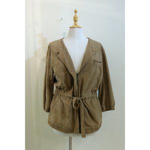 Nordstrom, Tan Suede Jacket, US14